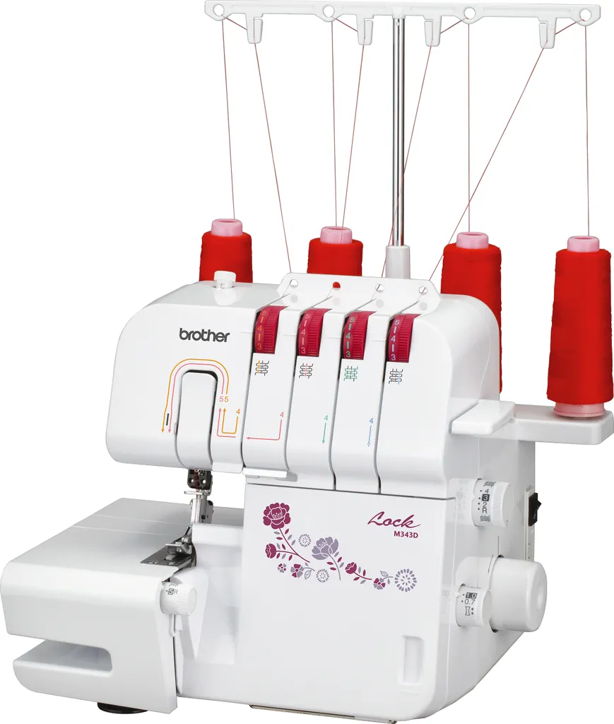 Brother M343D Surjeteuse 3 ou 4 Fils avec Entraînement Différentiel