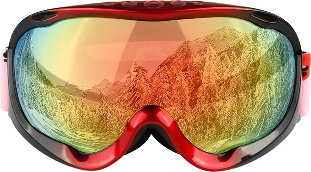 Doppellagige, beschlagfreie, große, kugelförmige Skibrille für Erwachsene, Herren und Damen