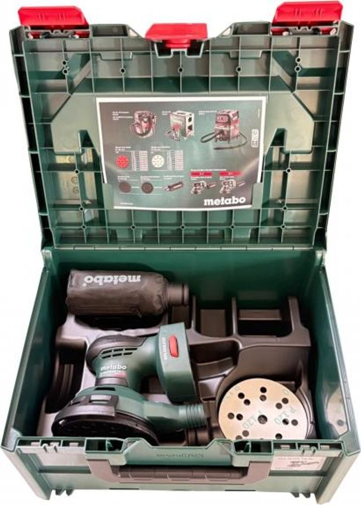 Metabo SXA 18 LTX 125 BL, Schwingschleifer, Schwarz, 10000 Produktbild 