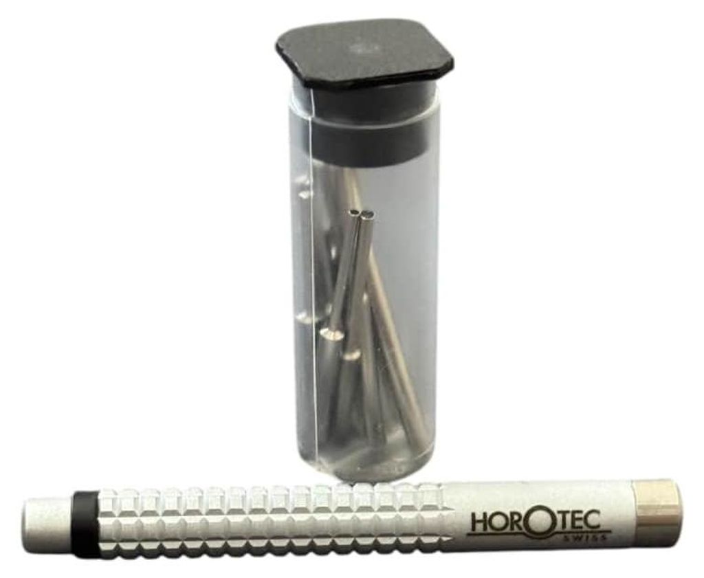 Horotec MSA10 533 Pin Punch Werkzeugset mit Stahlhämmern Set von 11 Pin Punches