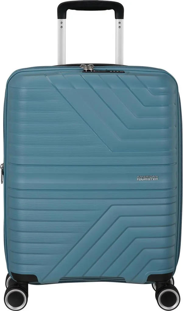 American Tourister carrello Flytwist Spinner 55 / 20 TSA EXP Trolley Storm Blue grigio cadetto