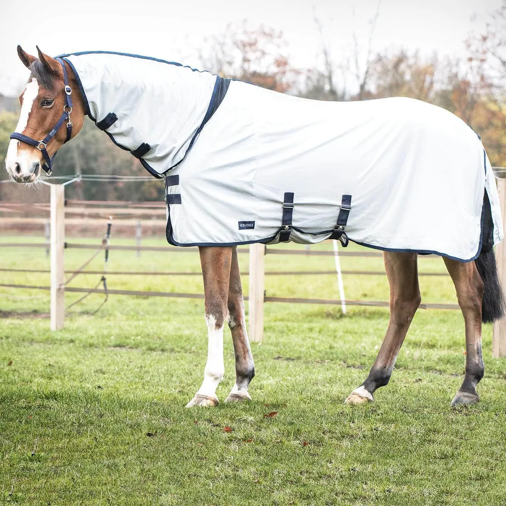 Couverture d'été anti-insectes COMFORT PRO BUSSE argentée taille 125