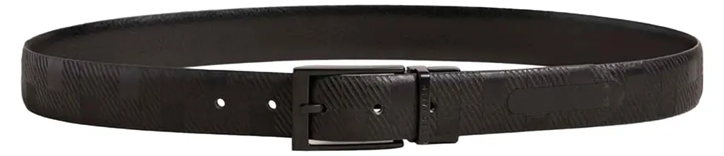 Ceinture Cuir Noir Antidéformation Ted Baker 71,12 cm Checkinn House GT2708