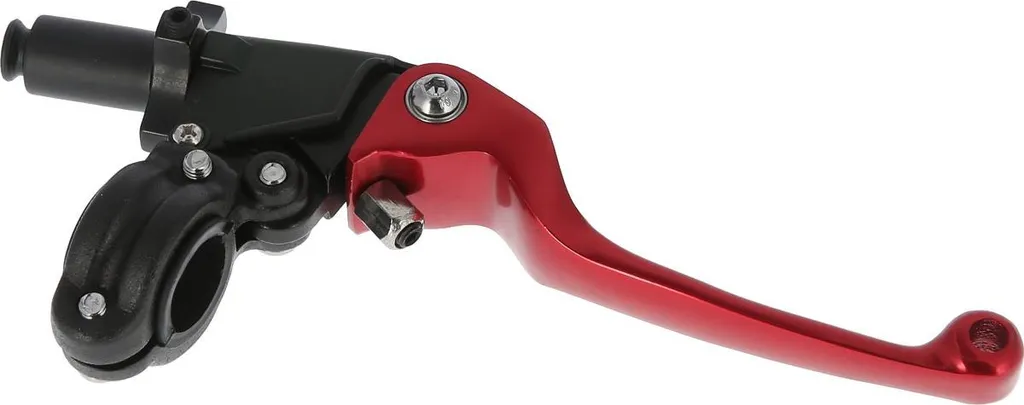 Kit leviers de frein et embrayage moto repliables rouge - 3