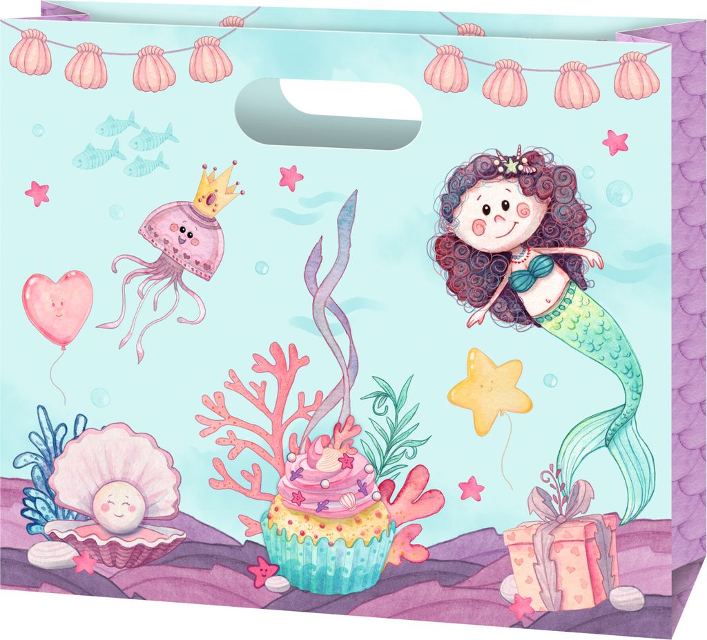 SUSYCARD Party-Tasche Mermaid Set klein 8-teilig | Produktbild 