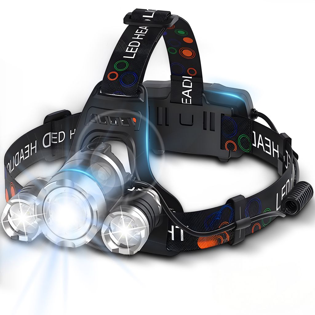 LED Stirnlampe Super Hell Kopflampe COB XPE Taschenlampe 4 Produktbild 