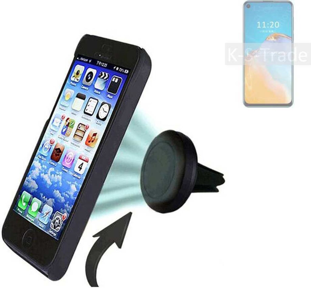K-S-Trade Kompatibel mit Coolpad Cool S Auto Handy Halterung KFZ Halter Lüftungsgitterhalterung Air Vent mount Smartphone Halter