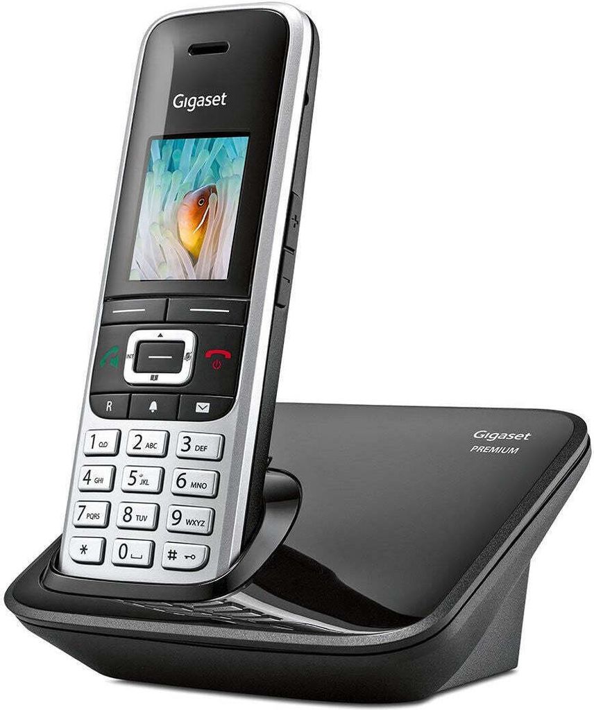 Gigaset PREMIUM 100 platino/nero int. Immagine del prodotto 