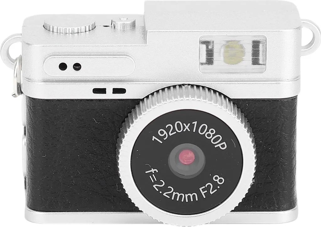 Videoregistratore Portatile 1080P - Mini Fotocamera Portachiavi Nero