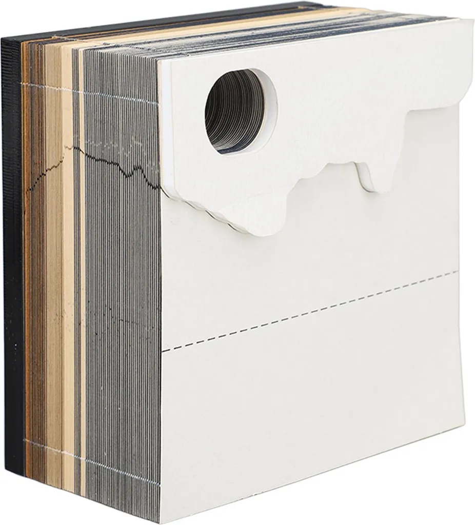 Bloc-notes 3D Château 2024 avec Calendrier et Lumière LED Intégrée