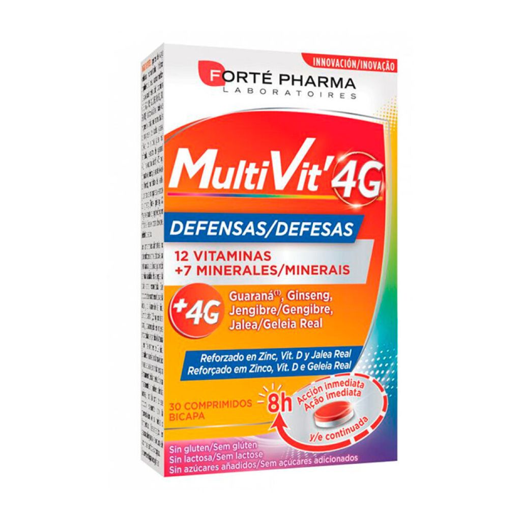 Forté Pharma Multivit 4G Abwehrkräfte 30 Tabletten