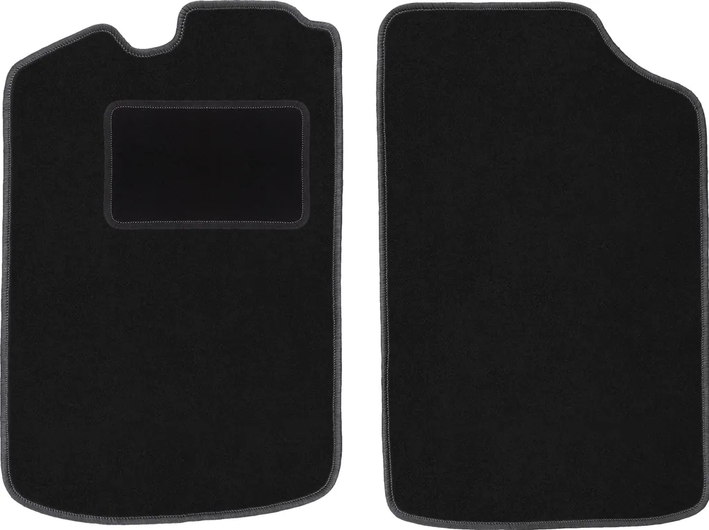 Tappetini Anteriori in Velluto Velours per VW Golf 1 - Neri