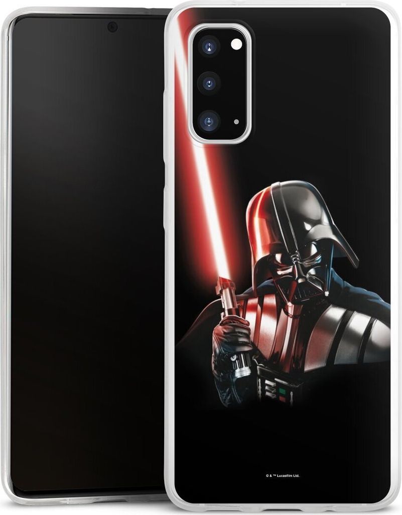 DeinDesign Slim Hülle für Samsung Galaxy S20 Silikon Case Ultra Dünn Handyhülle Darth Vader Fanartikel Star Wars