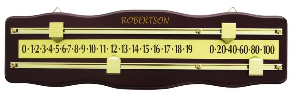 Tableau d'affichage Robertson pour billard pool et snooker 2 joueurs