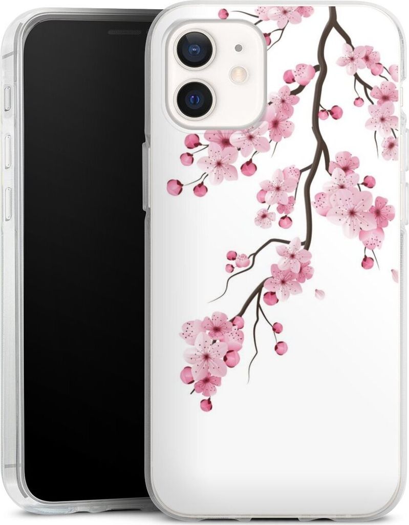 DeinDesign Handyhülle für Apple iPhone 12 Pro Silikon Hülle Case Smartphone Schutzhülle Asien Japan Kirschblüten