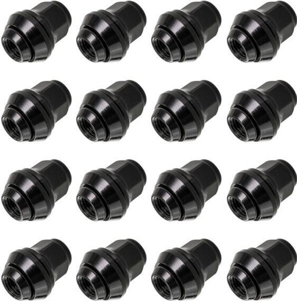 20x SCHWARZ Radmuttern M14 X 1,5 Für Chevrolet Camaro Dodge Charger - AKTION EBa
