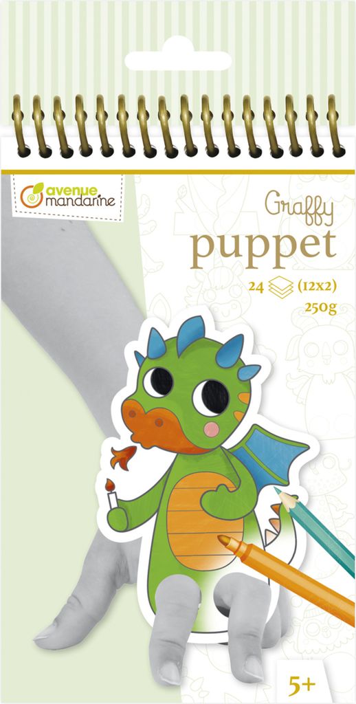 Avenue Mandarine 5x Graffy Puppet, Fantastische Tierwesen - Produktbild 
