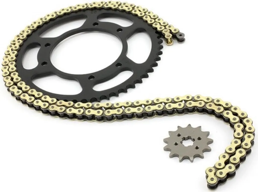 Kit de transmission complet avec chaîne 420 et pignon Derbi Senda