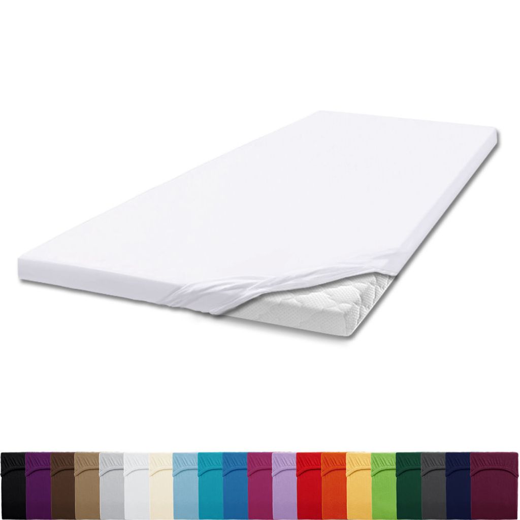 Jersey TOPPER Spannbettlaken 90x200 - 100x200cm Produktbild 3