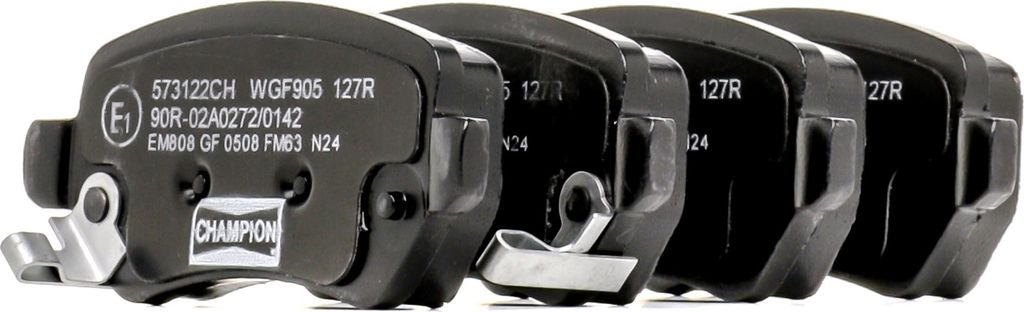 CHAMPION Bremsbeläge Satz Hinten Bremsklötze für OPEL ZAFIRA B (A05) Corsa C Schrägheck (X01) Meriva A (X03) Astra H Caravan (A04) Astra G CC (...
