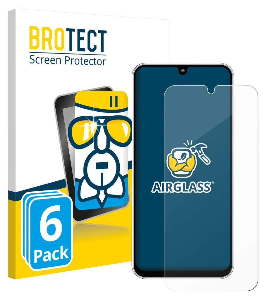 6x BROTECT Schutzglas für Samsung Galaxy M36 Schutzfolie Panzer Folie Glas Display Schutz klar
