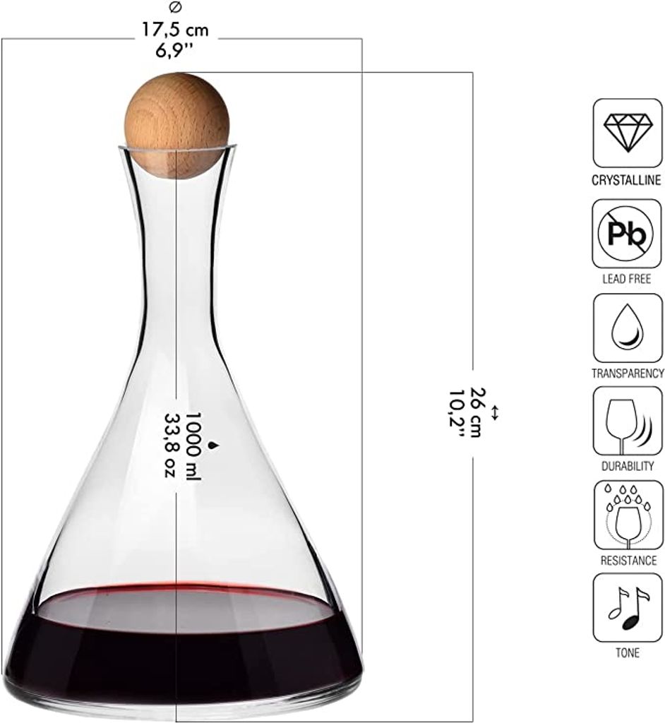 KROSNO Wine Connoisseur Wein Karaffe Rotwein Kaufland.de
