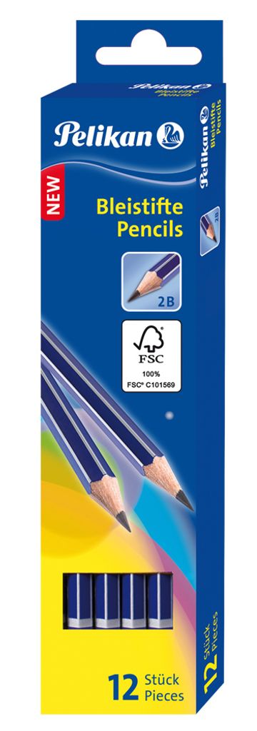 Pelikan 978874, 2B, Niebieski, Sześciokątny, 1 szt., Forest Zdjęcie produktu 