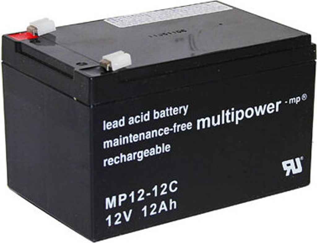 Multipower - MP12-12C - 12 Volt 12Ah