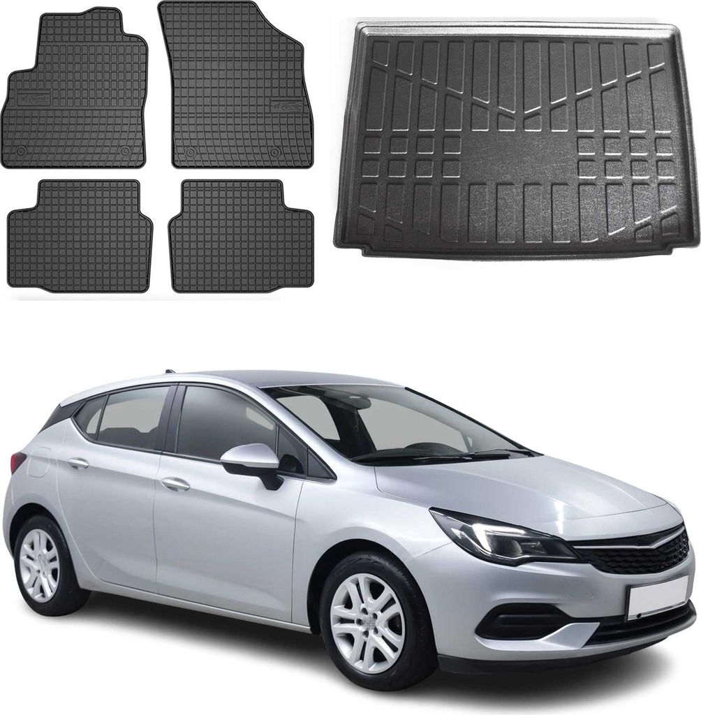 Fußmatten & Kofferraumwanne Set für Opel Astra K 2015-2021 Immagine del prodotto 