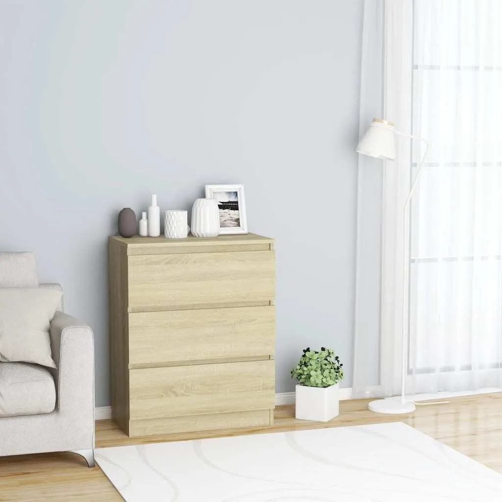 Maison Exclusive Credenza Rovere Sonoma 60x35x76 cm | Mobile Design