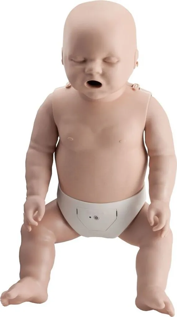 Poupée de simulation médicale réanimation bébé avec moniteur de contrôle