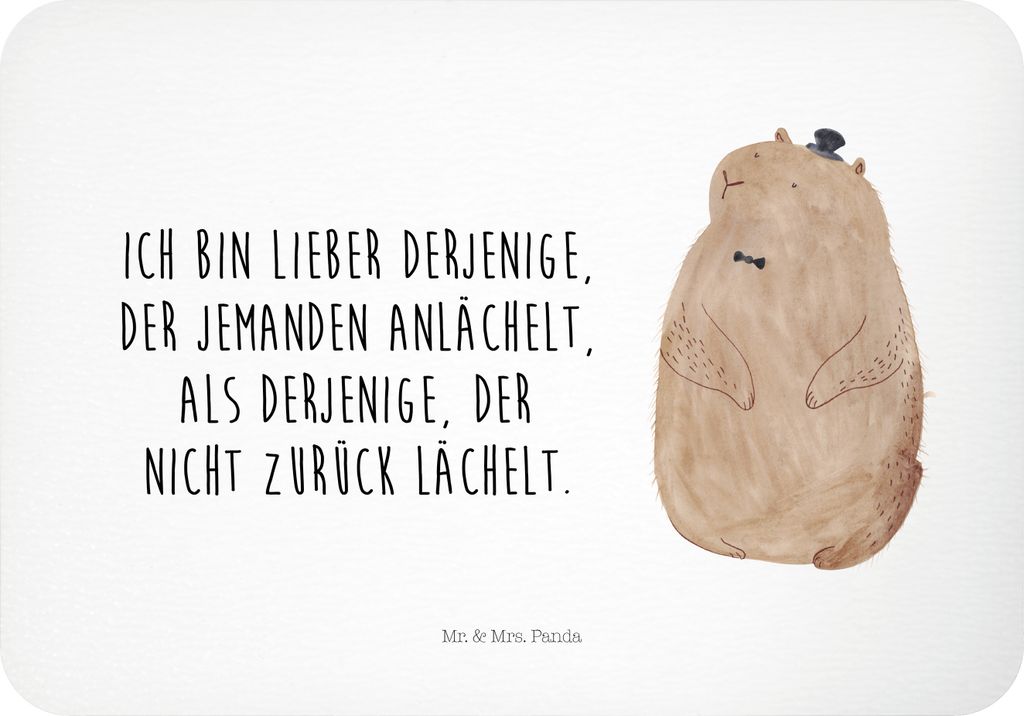 Mr. & Mrs. Panda magnet Murmeltier - Weiß - Geschenk, Anstand, Dekomagnet, Pinnwandmagnet, whiteboardmagnet, Fröhlichkeit, Kühlschrankmagnet, No...
