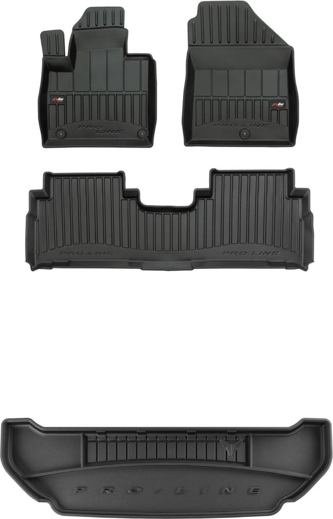 FROGUM Gummimatten Auto Fußmatten + Kofferraummatte für Kia Sorento III 2014-2020