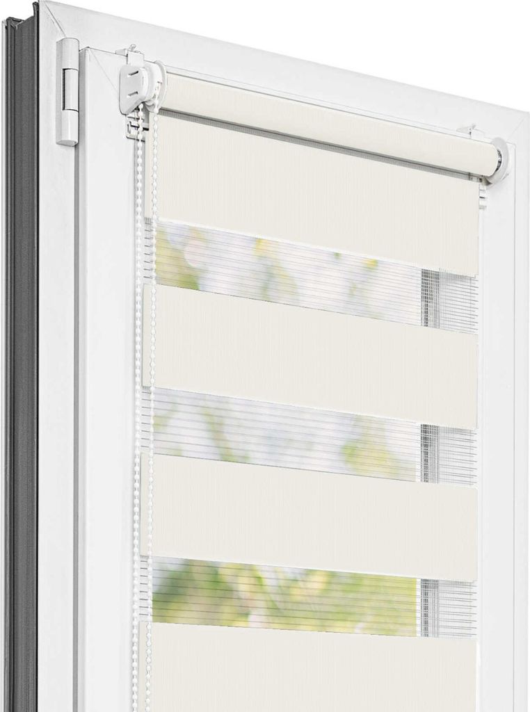 Estika dvojitá roleta Klemmfix – 35 cm x 150 cm – Mléčná – Obrázek produktu 