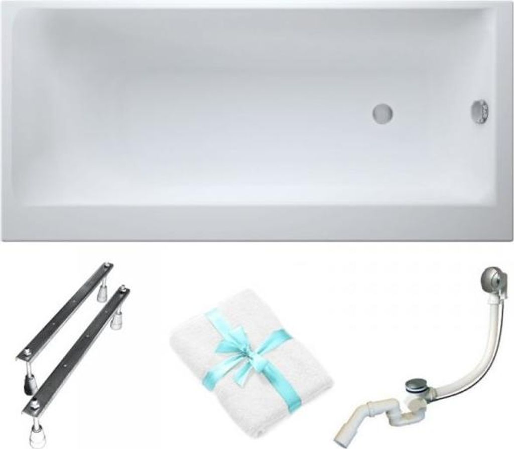 Cersanit | Vaňa obdĺžniková Smart – 170 x 80 cm – Obrázok produktu 