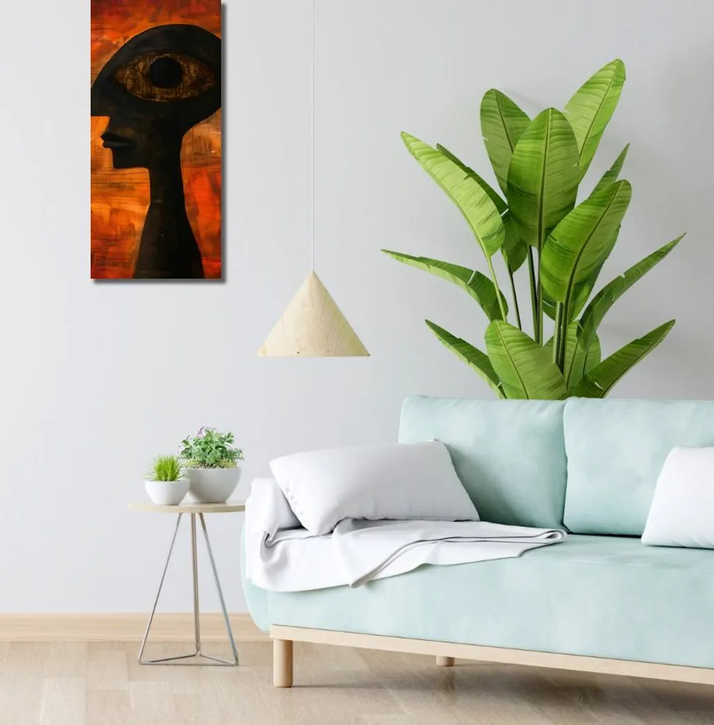 Quadro 30x70 cm Profonda intuizione - 2