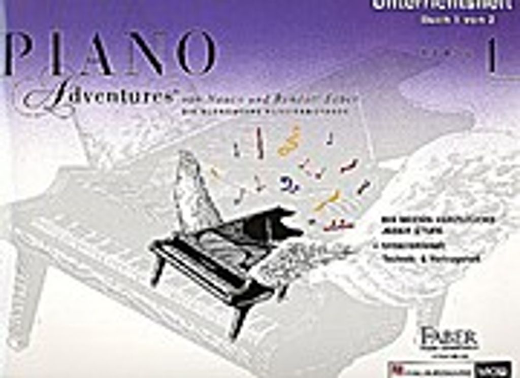 Piano Adventures Stufe 1 - Unterrichtsheft Band 1 :für Klavier (dt)