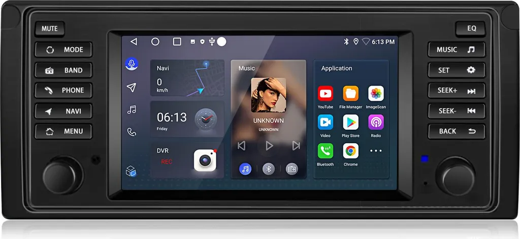 Radio Android 7" BMW E39 X5 E53 E38 CarPlay Wireless 2+64GB - Offerta