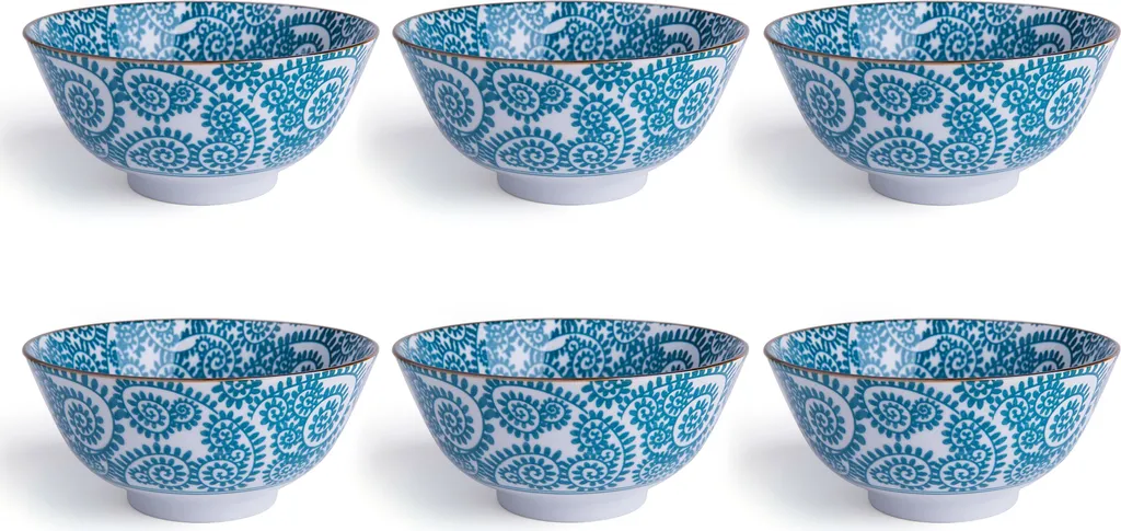Bols en Porcelaine Bleu Clair Excelsa 16 cm Style Design Orienté