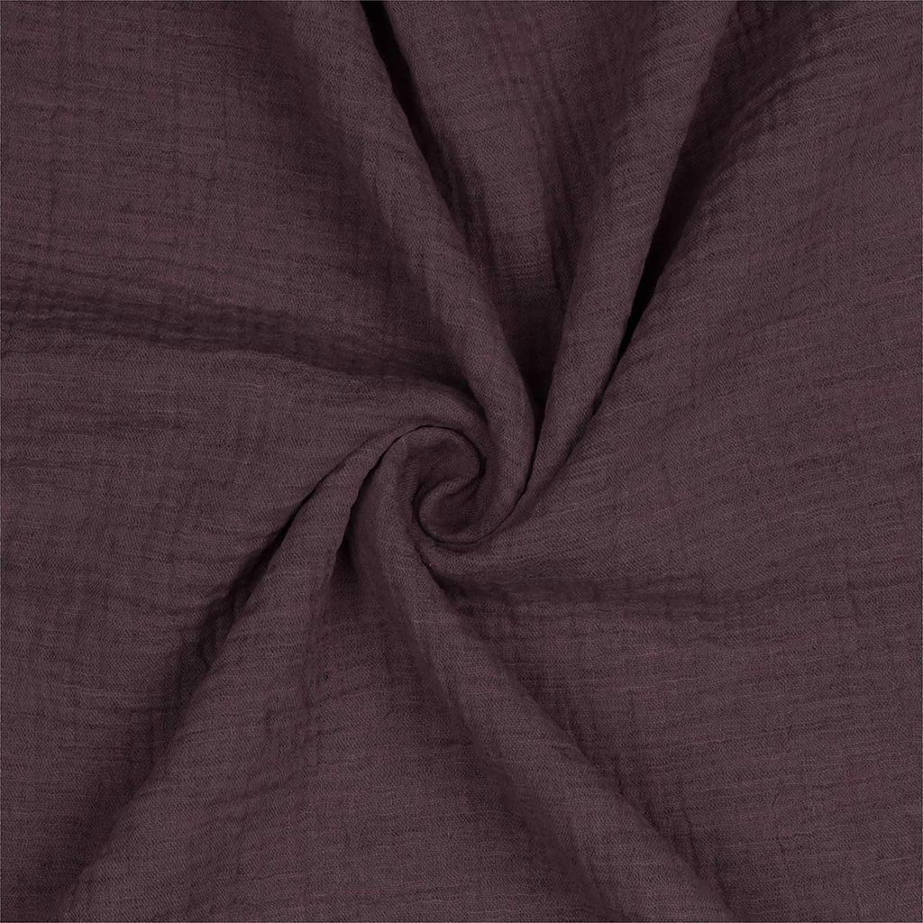 Melierter Musselin Stoff 50x136cm Double Gauze Mulltuch Baumwolle