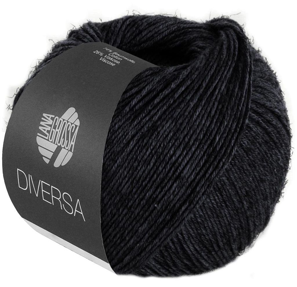Lana Grossa - Diversa 0029 schwarz Produktbild 