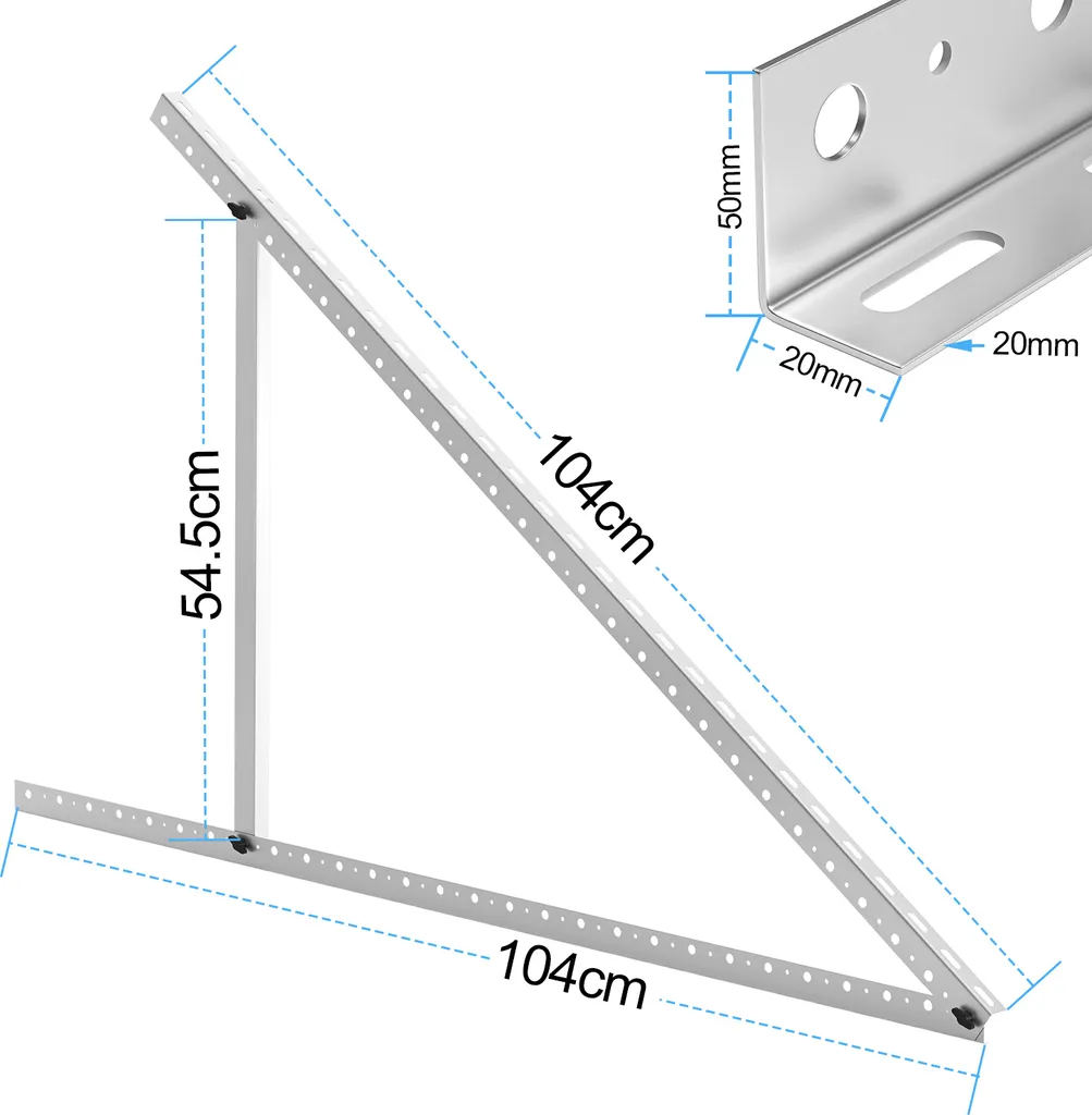 Miglior Rapporto Qualità/Prezzo: Staffe Solari Jiubiaz 104cm - 2