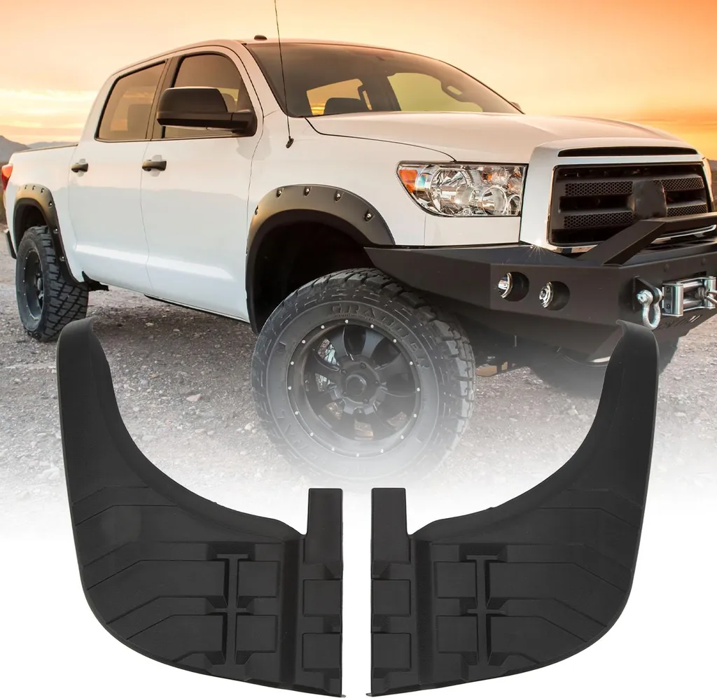 Garniture Marchepied Arrière 52163-0C040 en ABS Noir pour Toyota Tundra