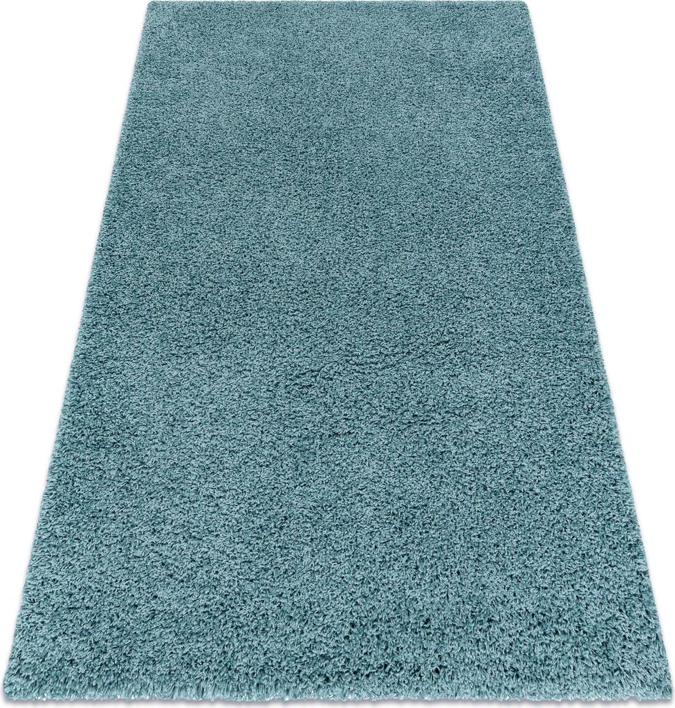 Teppich SOFFI shaggy 5cm blau Blau 180x270 cm