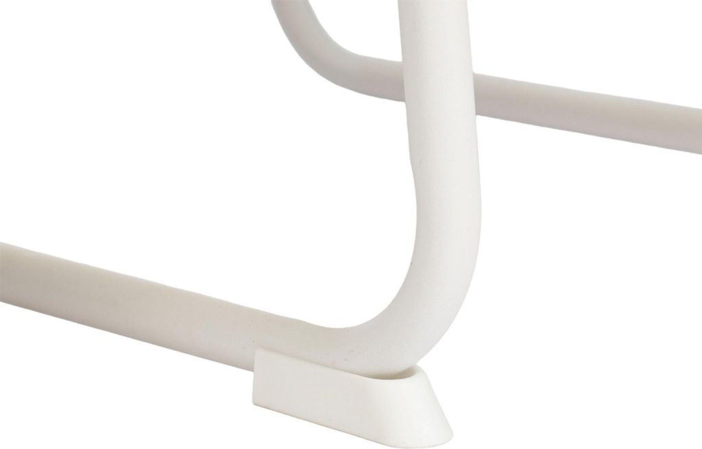 Garderobe mit Schuhablage - Metallgestell, Holzablagen