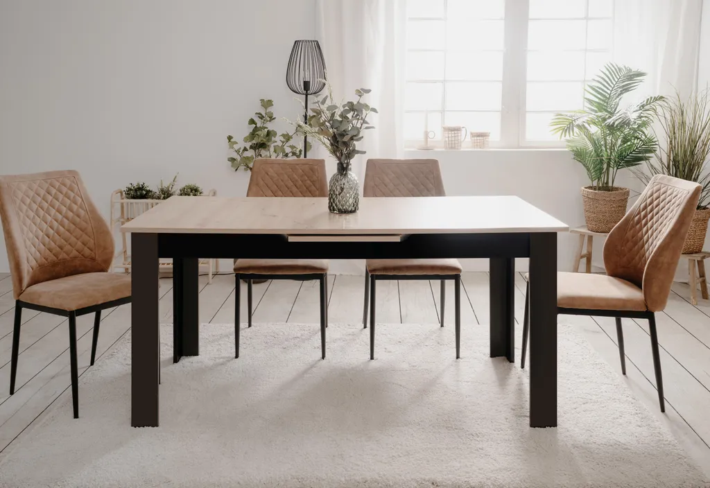 Grande table à manger extensible pour 8-10 personnes BIRMINGHAM - 2