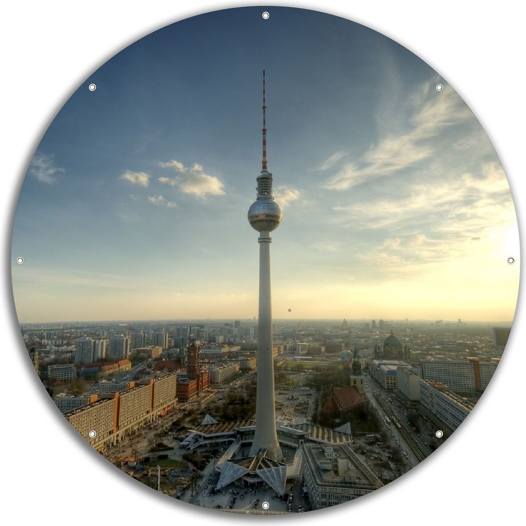 Wallario rundes Outdoor-Poster für Garten oder Balkon, Produktbild 