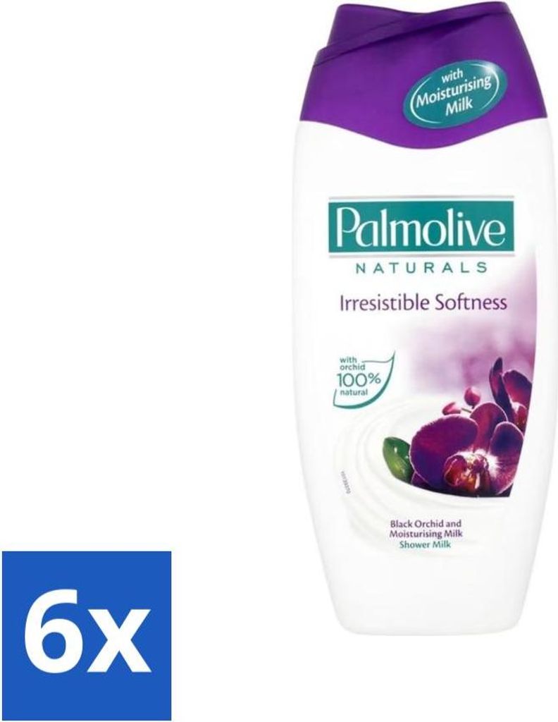Palmolive Naturals - Duschcreme - Unwiderstehlich sanft - 250 ml - Vorteilspack - 6 Stücke