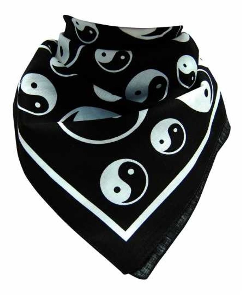 Bandana Halstuch Yin Yang, Bandana Headscarf Scarf Yin Produktbild 
