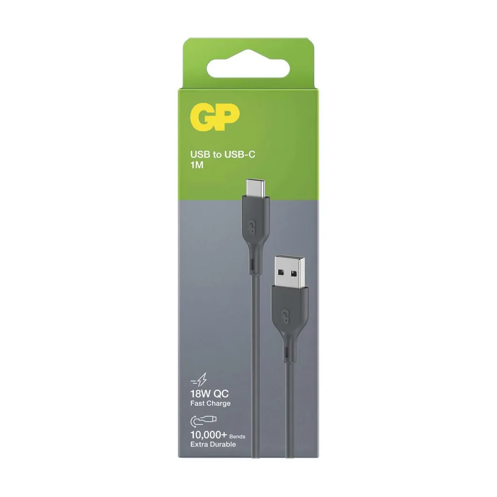 Câble de charge et synchronisation USB-C GP 1m noir haute performance - 4